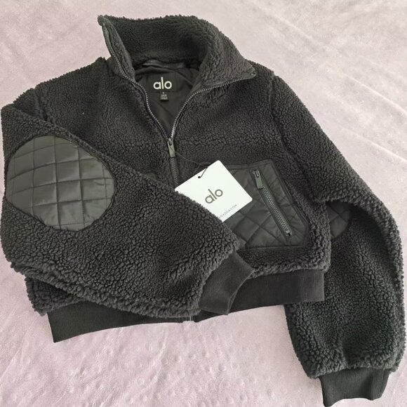 Alo Yoga Women's black Jacket Size s - Picture 3 of 5